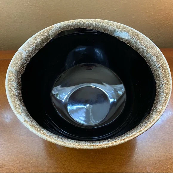 Vintage Pfaltzgraff Brown Drip Glaze 8 Qt Dough Bowl - Picture 2 of 3